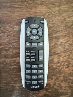 Sirius Satellite Radio Remote - Black and Silver